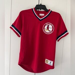 St. Louis Cardinals Red 1996 Mesh
Batting Practice Jersey. Size Small